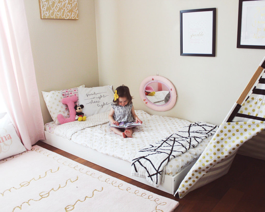 Johanna's Updated Montessori Floor Bed/Toddler Room Oh Happy Play