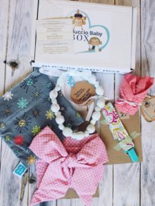baby subscription box, mom subscription box, must have baby products, handmade, etsy, handcrafted, baby shower gifts, push presents, mom to be gifts, mom gifts