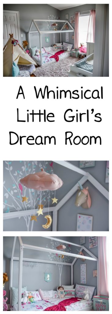 Oh Happy Play, a Florida mother blogger, shares her daughter Lola's Big Girl Room Tour. Check it out and see what you need to recreate this cute girls room!