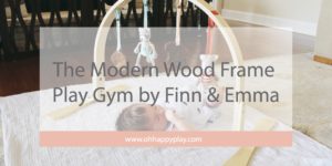 The Modern Wood Frame Play Gym by Finn & Emma