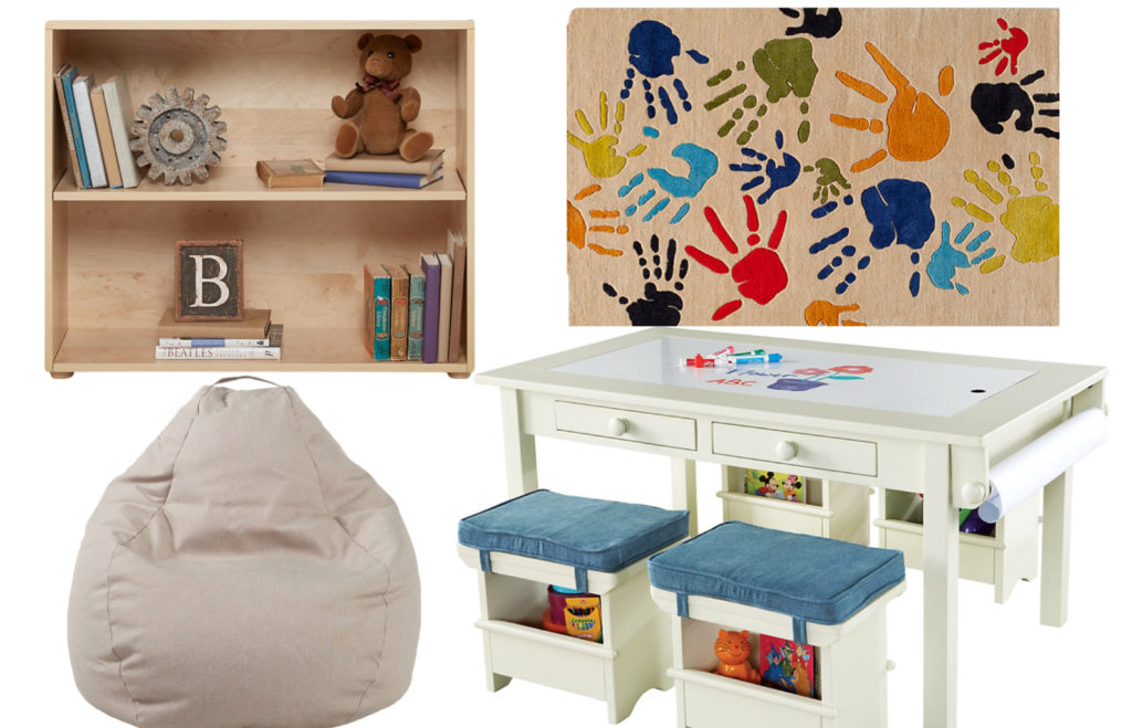 3 Must Have Pieces of Furniture For A Montessori Playroom Using Furniture.com from Oh Happy Play, Florida Motherhood blogger. Check it out!