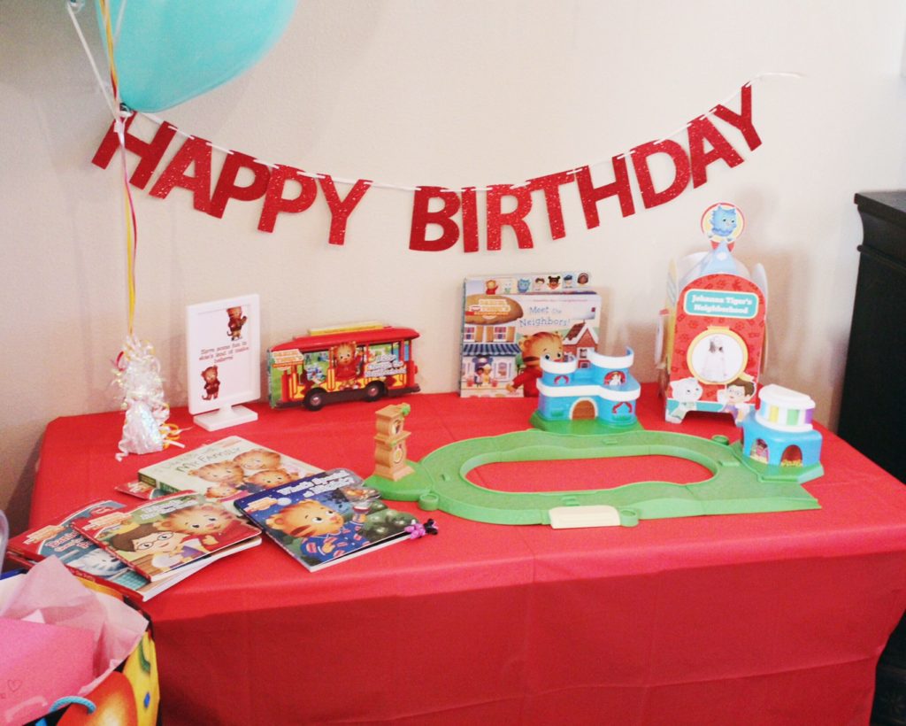 Daniel Tiger Themed Birthday Party 