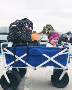 4 beach hacks with toddlers, beach with kids, vacation with small kids, beach trip, summer vacation, kids, toddler vacation, beach cart, save your seat cover, beach umbrella