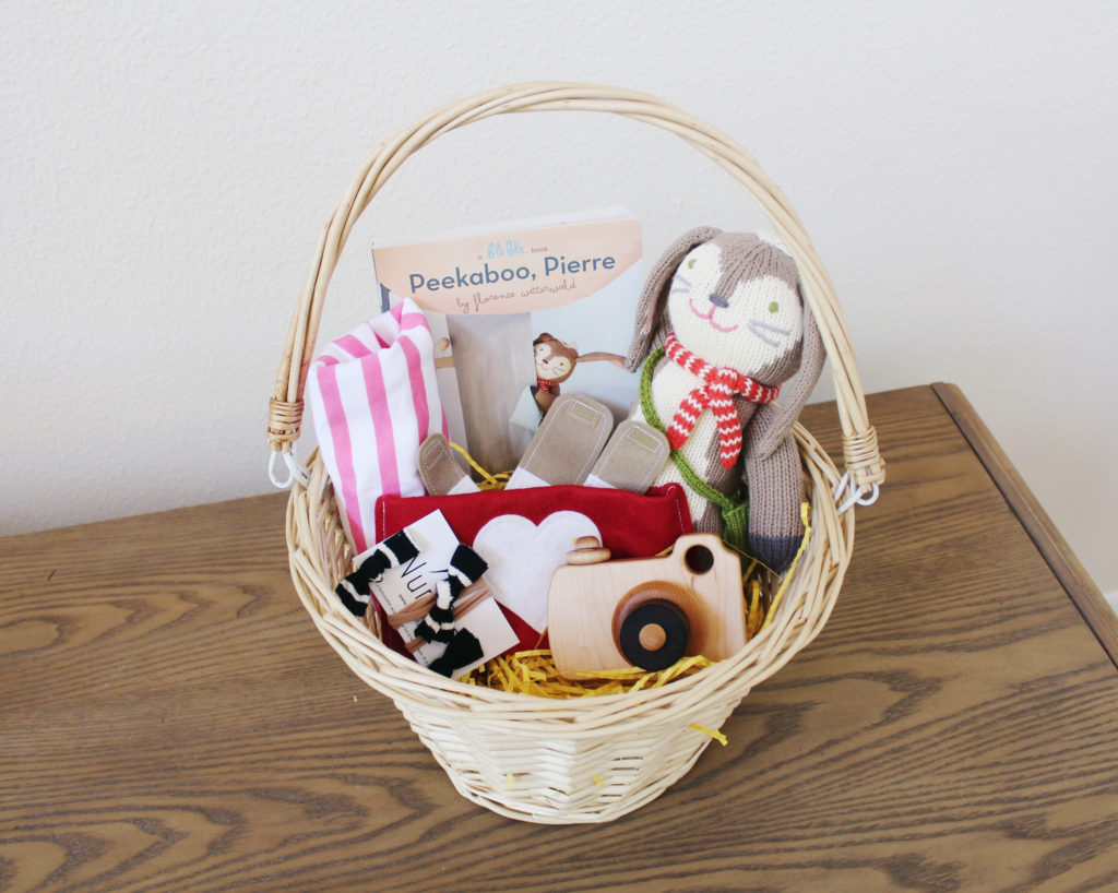 easter basket, easter basket for toddlers, toddler easter basket, toddler gifts, bunny dolls, knit dolls, books for kids, books for toddler, wooden toy, open ended play, easter, basket, toys for toddlers 