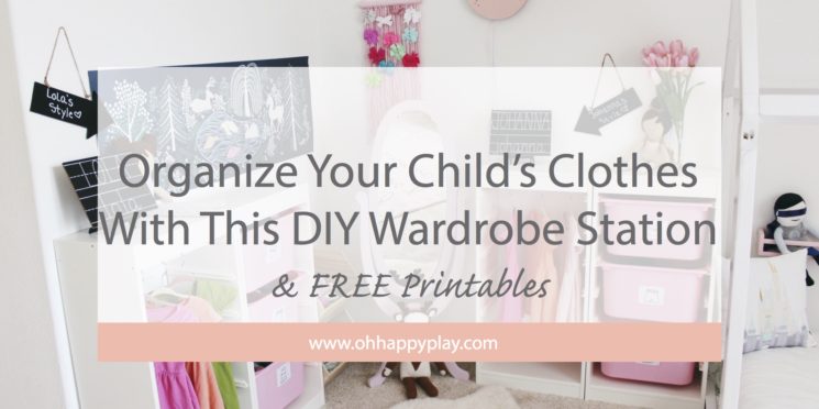 Wardrobe station, Montessori wardrobe, ikea hack, trofast hack, life hacks, mom life hacks, toddler clothing organization, organize toddler clothes, how to organize toddler clothes, how to organize children’s clothes, shared bedroom clothing organization, children’s wardrobe station, dress up station, clothing organization for kids, free clothing prinatbles, DIY clothing station for kids, print outs kids clothes, kids fashion, capsule wardrobe kids, DIY kids