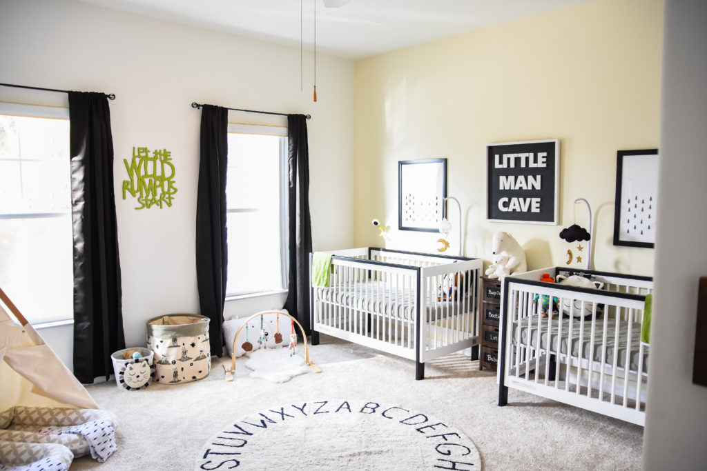 Monochrome sales baby nursery