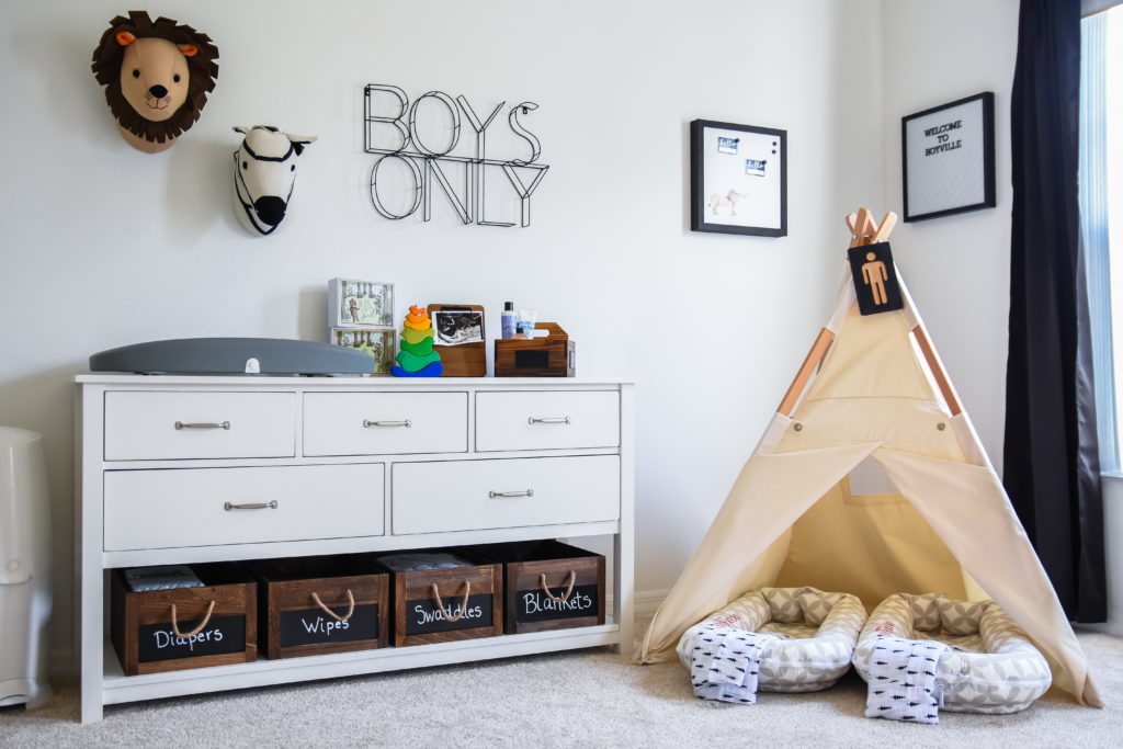 Little man cave cheap nursery ideas