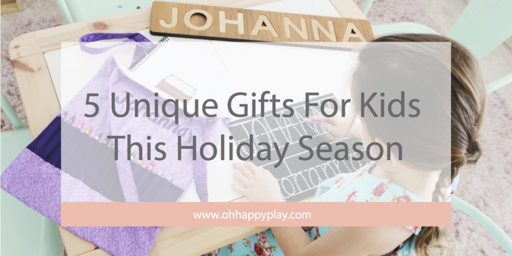 8 Unique Holiday Gift Guides for Kids - Buggy and Buddy