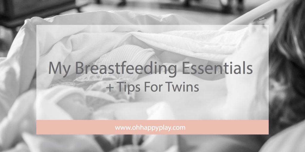 The Ultimate Breastfeeding Essentials List + tips for breastfeeding twins from Florida Motherhood blogger, Oh Happy Play! 