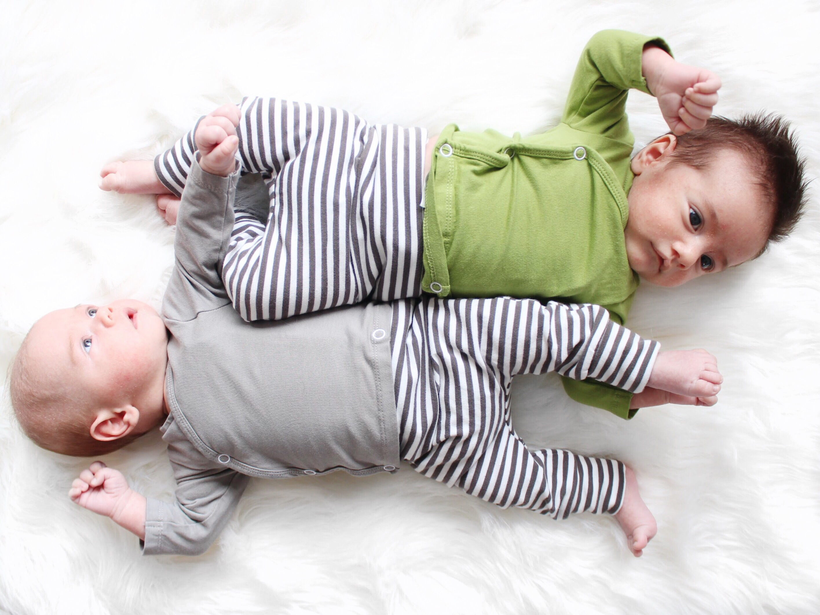 twins on rug 