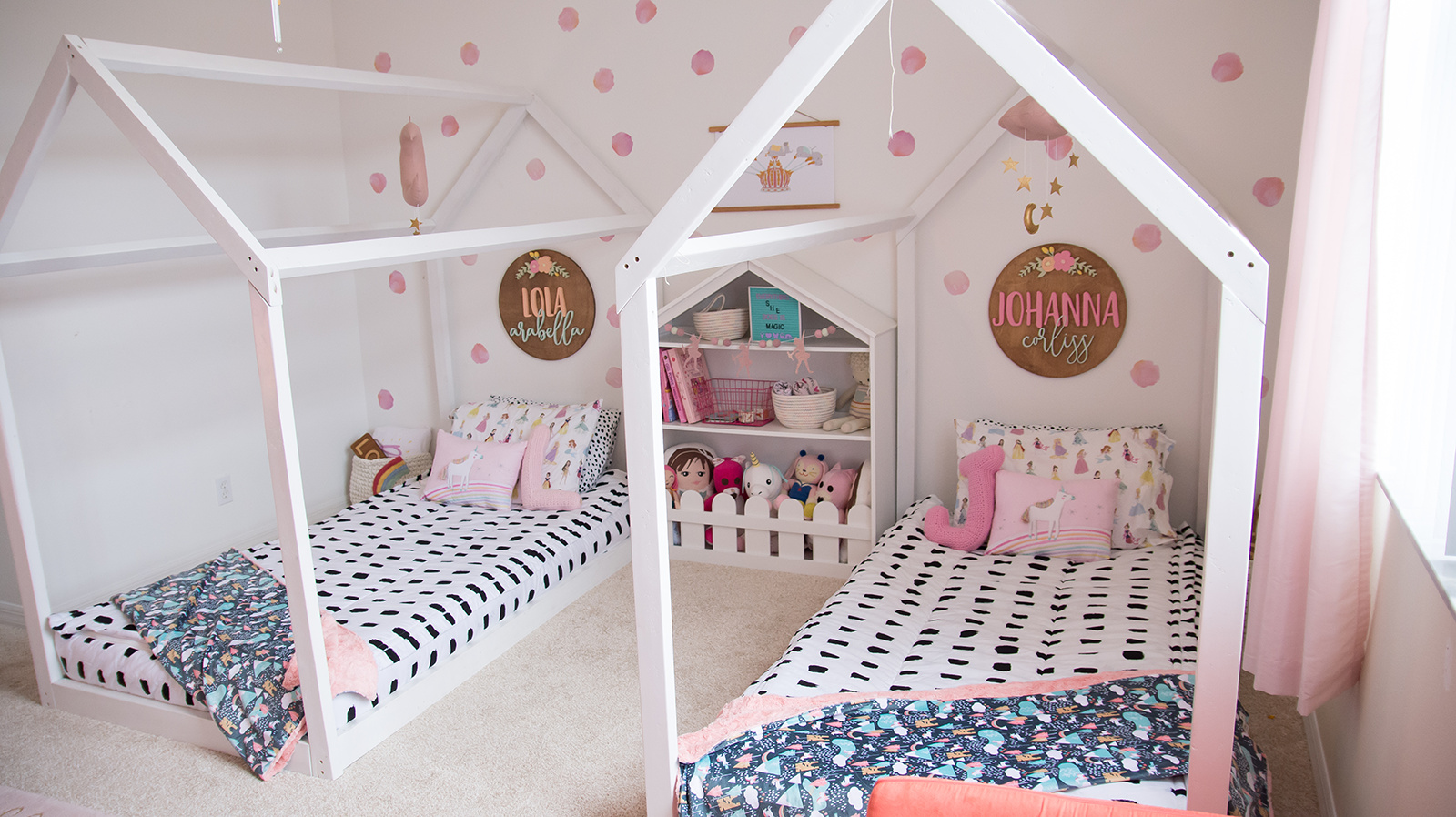 Floor Beds Girls Room 