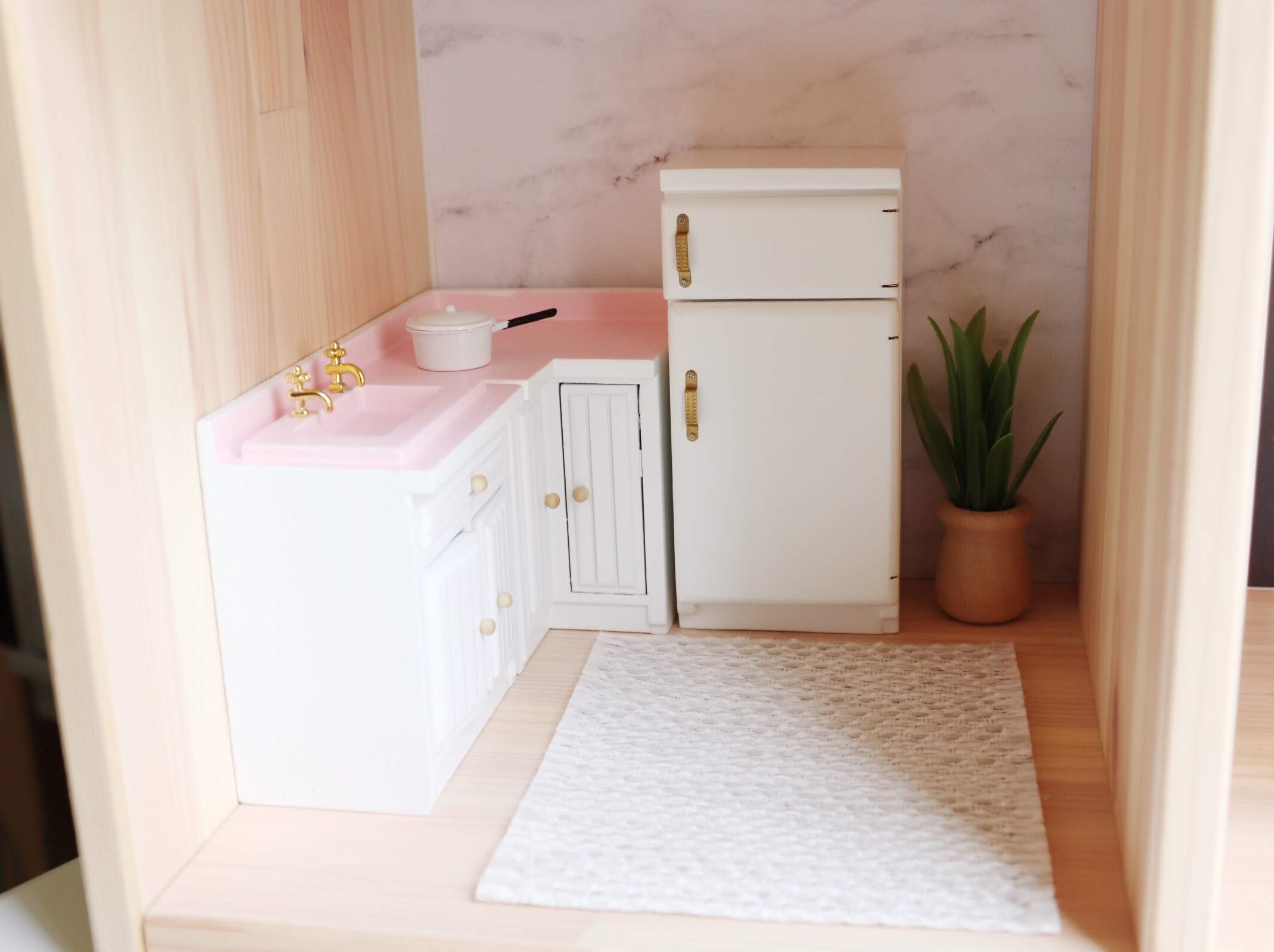 Custom Dollhouse Kitchen