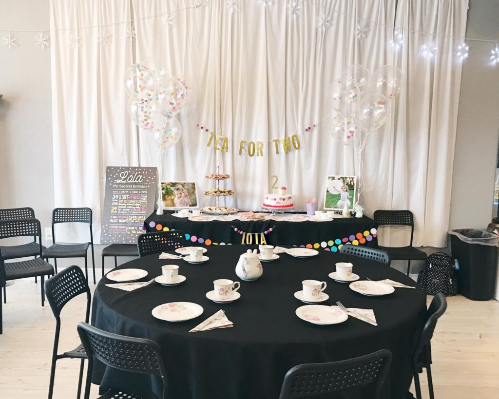 tea for two, 2nd birthday party