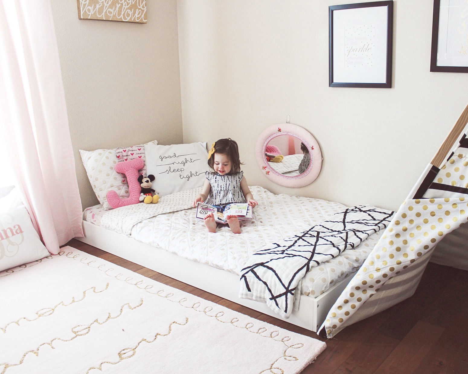 Toddler Floor Bed inspiration + diy plans