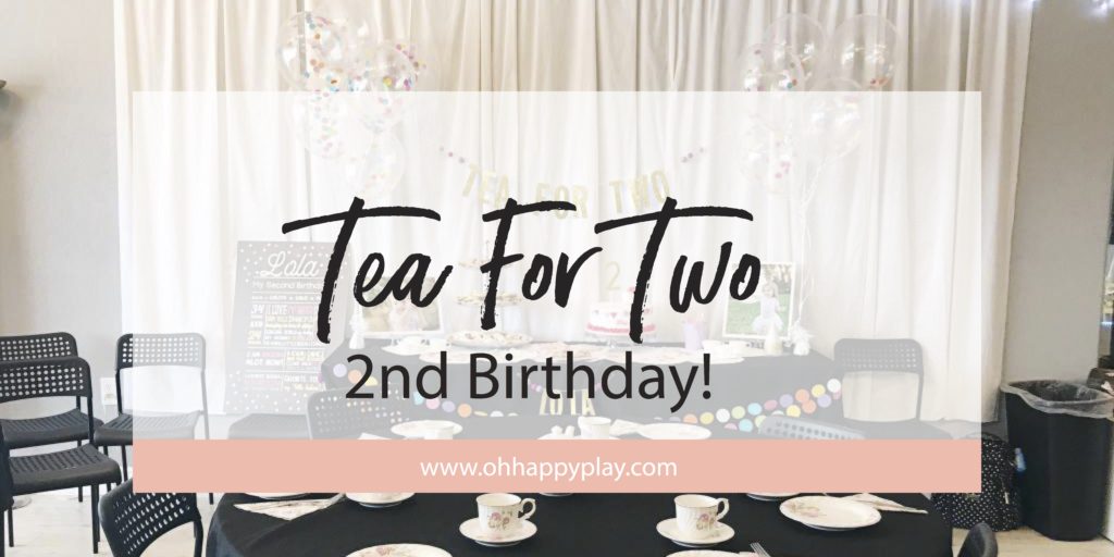 tea for two, 2nd birthday party