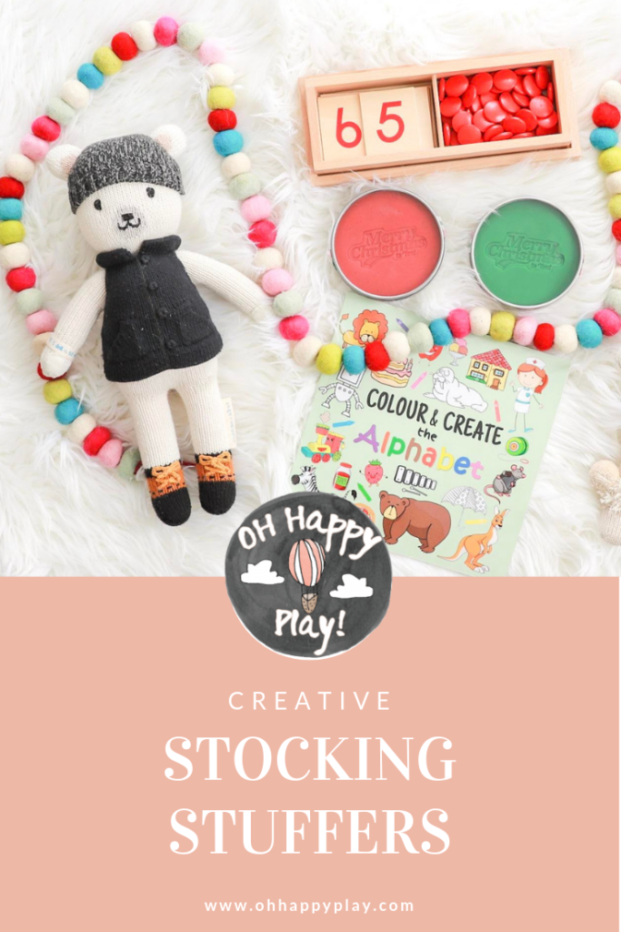 creative stocking stuffers, stocking stuffers for kids, stockings, items for stockings, gifts for kids, Montessori gifts