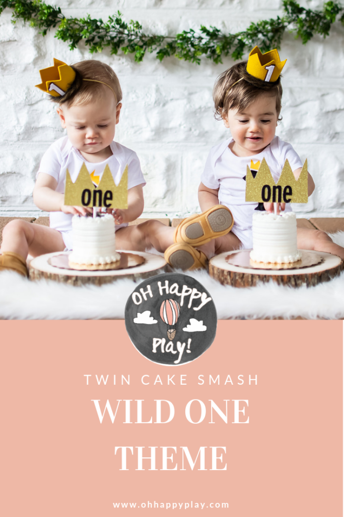 one wild year, wild one birthday party, wild one theme, where the wild things are birthday, cake smash, first birthday theme for twins