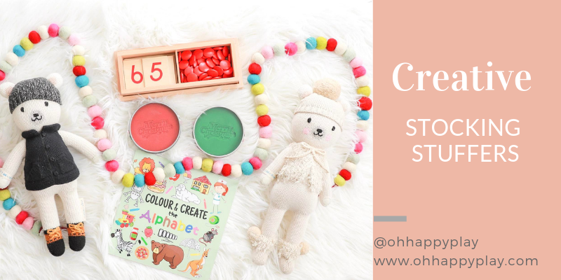 creative stocking stuffers, stocking stuffers for kids, stockings, items for stockings, gifts for kids, Montessori gifts