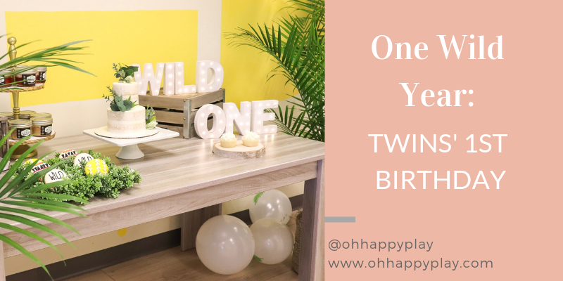 wild one party, where the wild things are, one wild year, twin first birthday party, party for twins, wild things party, wild party, party for one year old, one year old birthday party, oh happy play