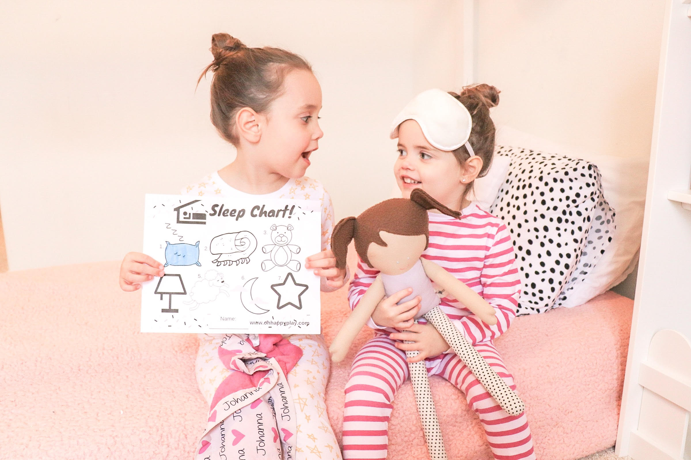 Sleep Chart + Routine For Toddlers for an Easy Bedtime