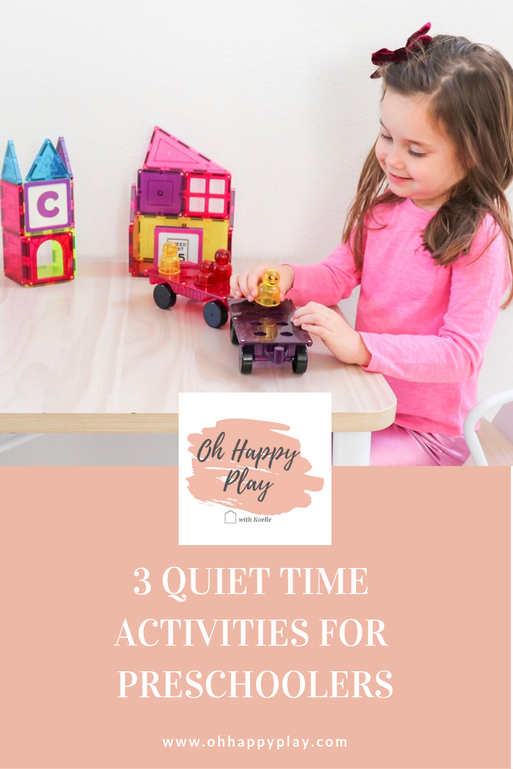 quiet time, quiet time activities, transition to no nap, toddler quiet time, preschooler quiet time