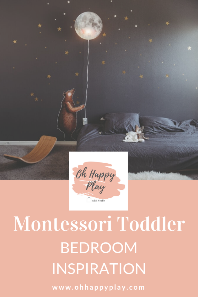 Montessori floor bed toddler room