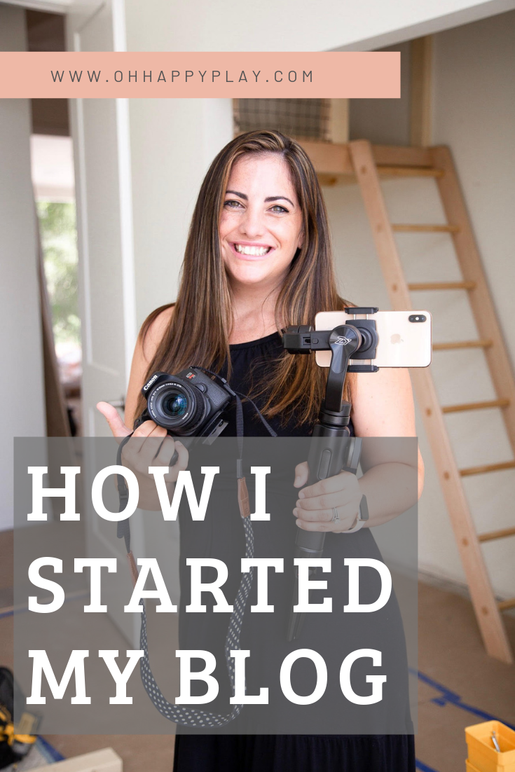 how I started my blog, mom blogger, mom influencer, influencer instagram, oh happy play, starting a blog