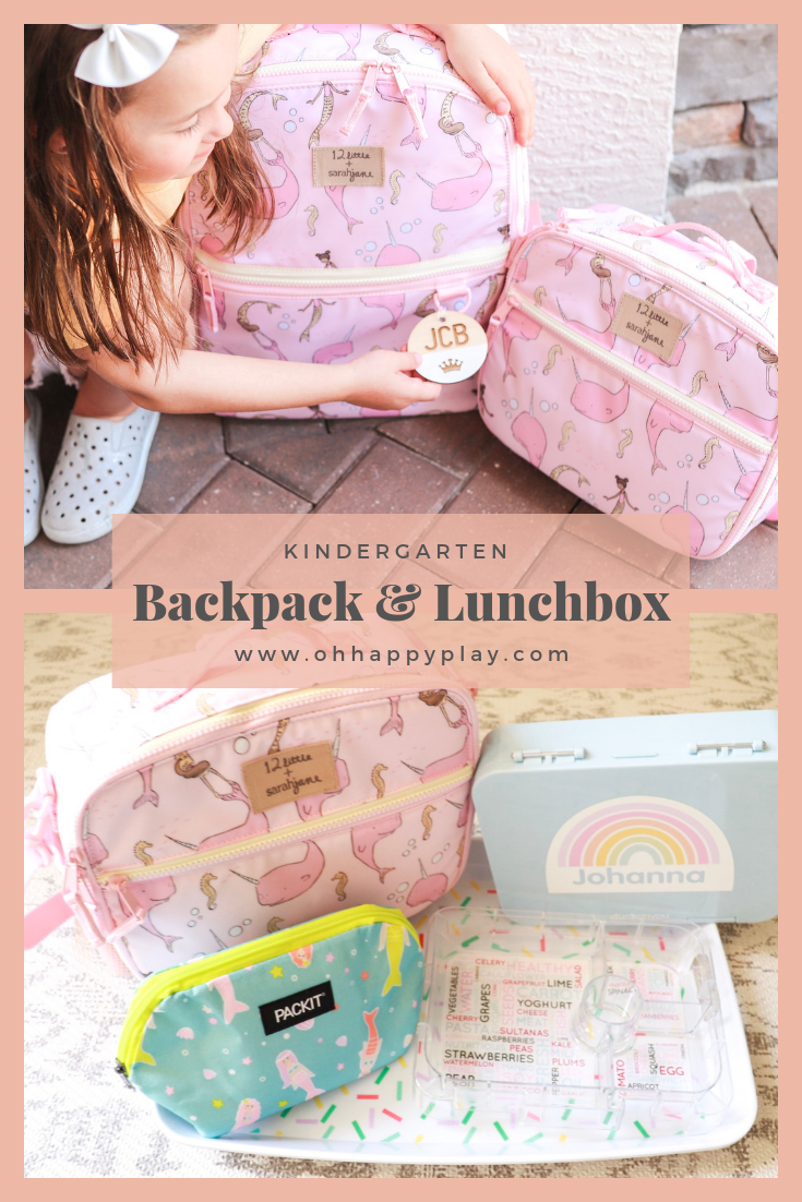 Kindergarten backpack and outlet lunchbox