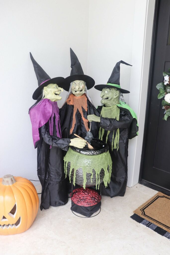 Create a Spooky 3 witches halloween decor Display with These DIY Ideas