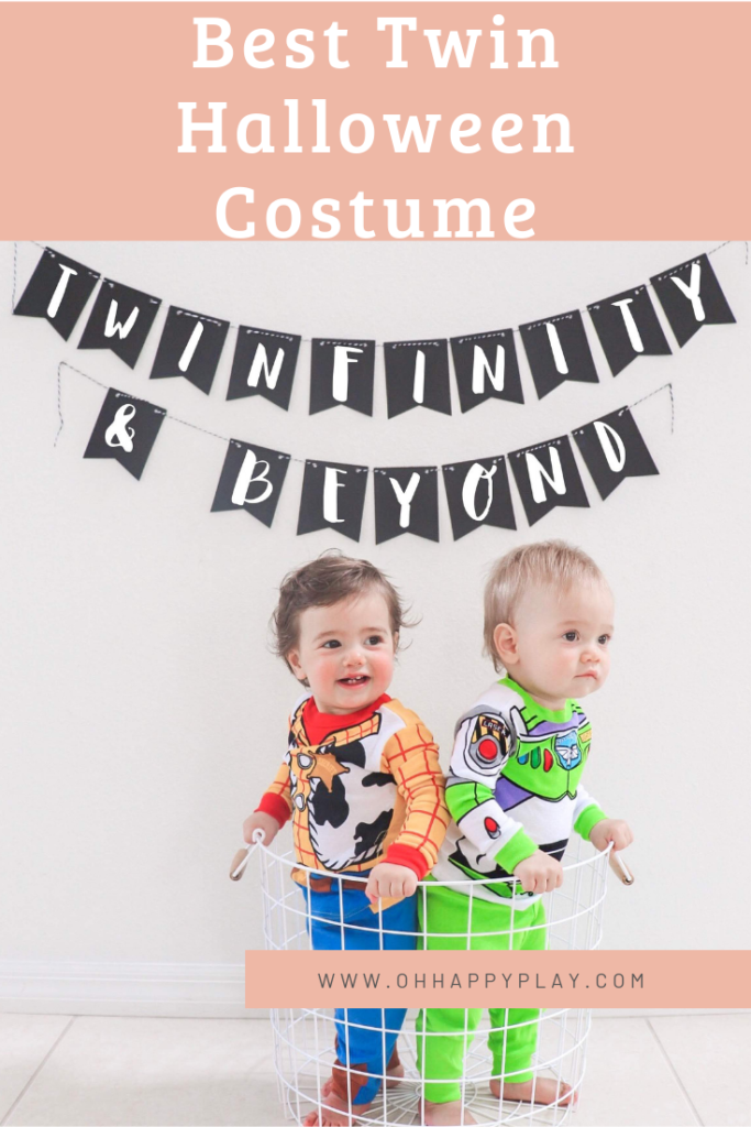 twinfinity and beyond, twin boy halloween costume idea, twin boy Disney halloween costume