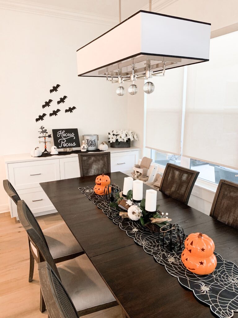 halloween tablescape