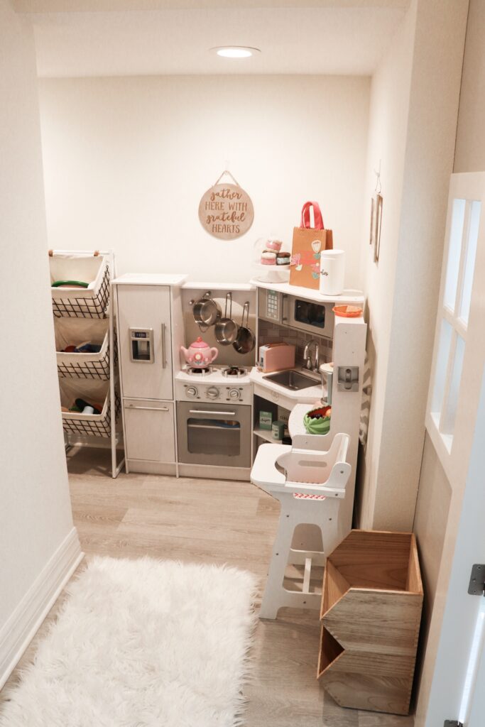 Under stairs playroom store ideas