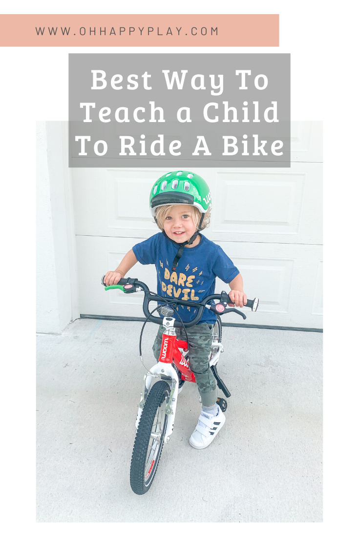 How to teach a 3 year old store to ride a bike