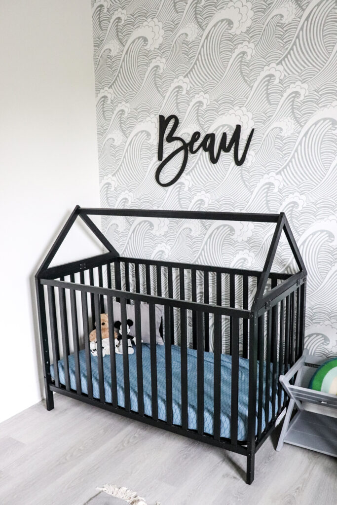 Crib frame outlet