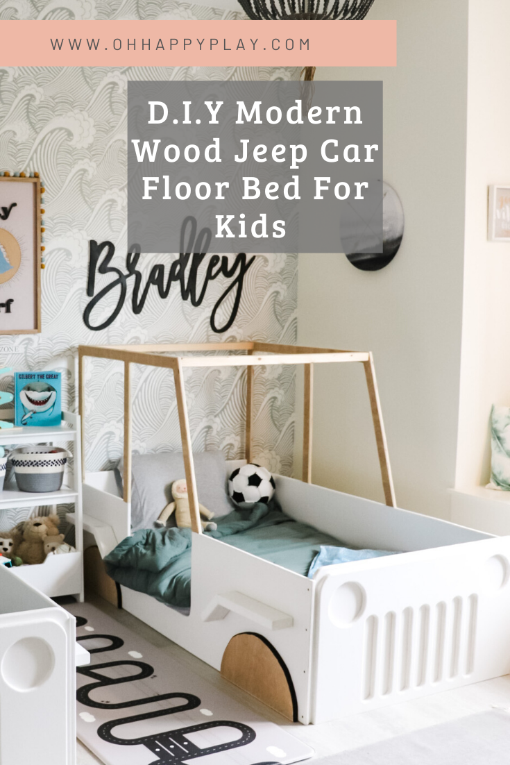 Children's deals jeep bed