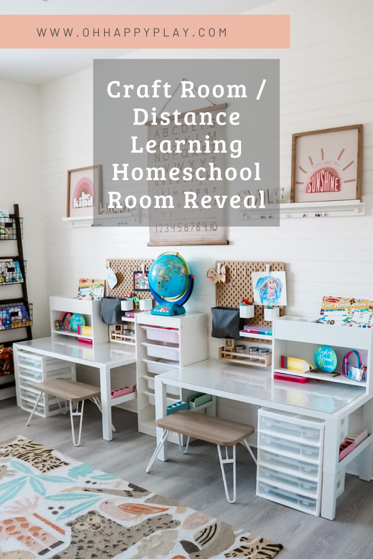 Homeschool Organization and Homeschool Room Ideas - The Vanilla Tulip