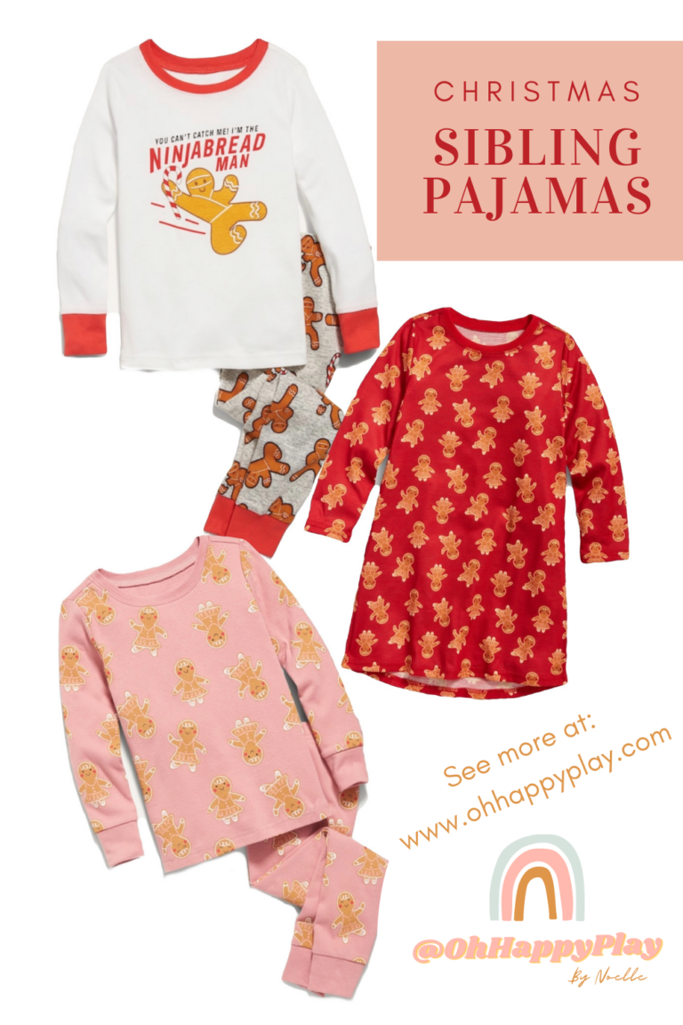 Sibling + Family Matching Christmas Pajamas Oh Happy Play