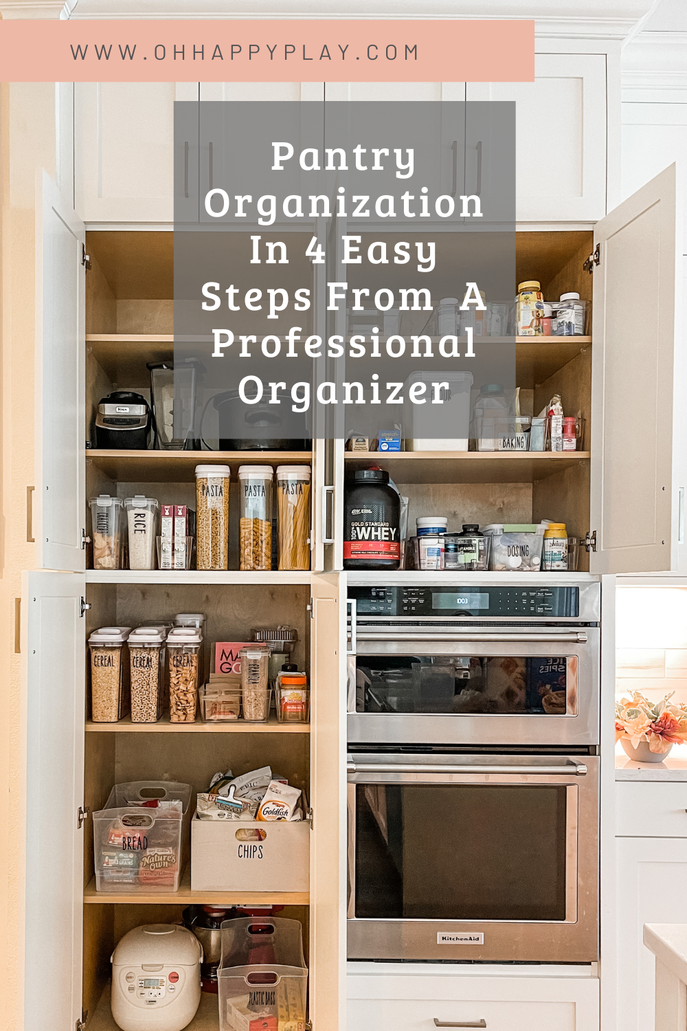 Organize Your Pantry in 5 Easy Steps - A Cup Full of Sass