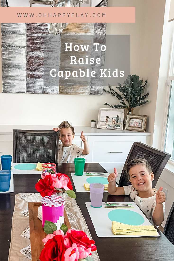 how to raise capable kids, positive parenting routines, chores for toddlers, routines for toddlers, how to get toddlers to cooperate, Lovevery, Montessori at home