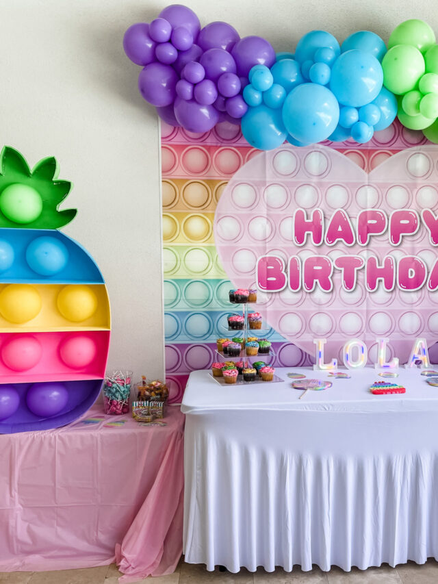 Pop It Themed Birthday Party Inspiration and Ideas - Oh Happy Play