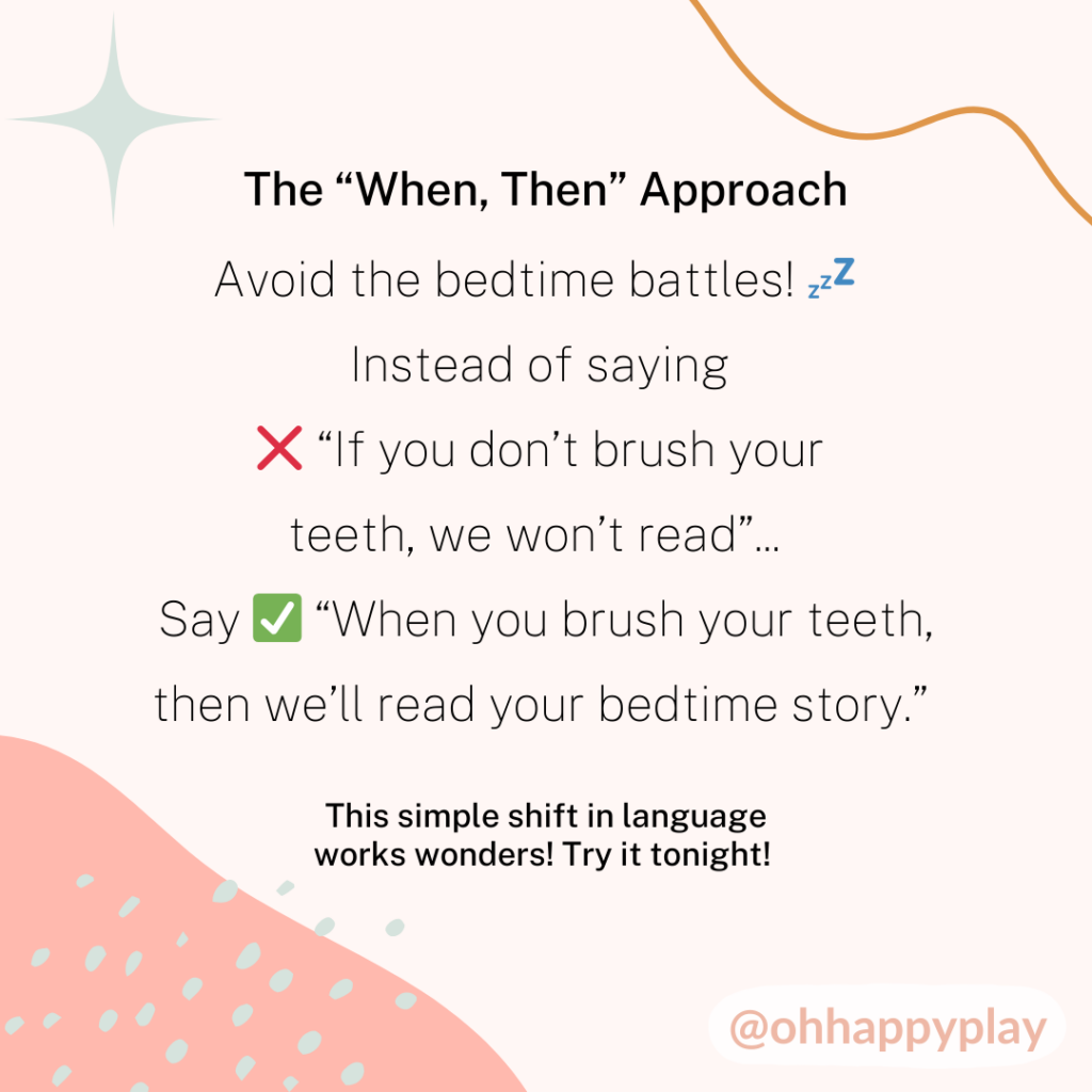 Easy bedtime routine, bedtime checklist, simple bedtime routine, bedtime routine that works for neurodivergent kids